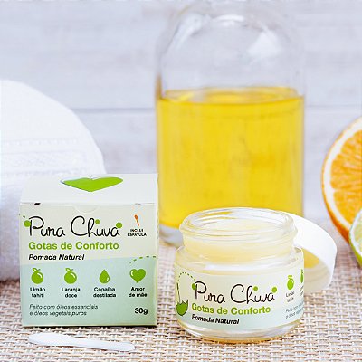 Pomada Natural Gotas de Conforto - 30g - Pura Chuva