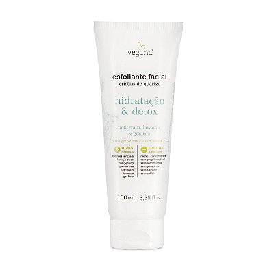 Esfoliante facial hidratação e detox 100ml - Vegana Wnf