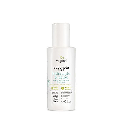 Sabonete Facial Hidratação e Detox 120ml - Vegana Wnf