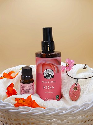 Kit com colar difusor Gerânio