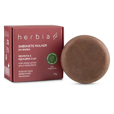 Sabonete Íntimo em Barra Mulher 35g - Herbia