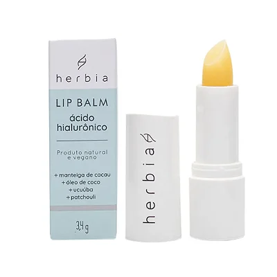 Lip Balm Acido Hialuronico incolor 3,4g - Herbia