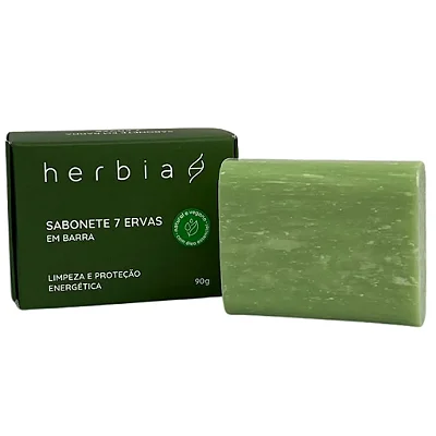 Sabonete 7 Ervas em barra 90g - Herbia