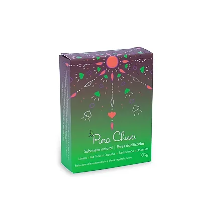 Sabonete Limão, Copaíba e Tea Tree 100g - Pura Chuva