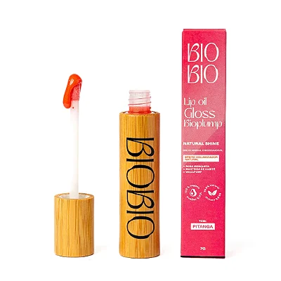 Lip Oil Gloss Bioplump Pitanga 7g - Biobio
