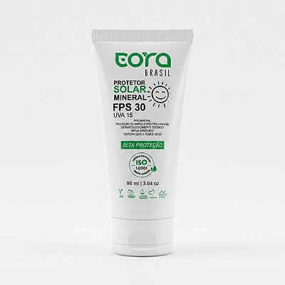 Protetor Solar Mineral FPS 30 UVA15 90ml - Eora