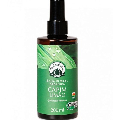Água Floral de Capim Limão 200ml - Bioessencia