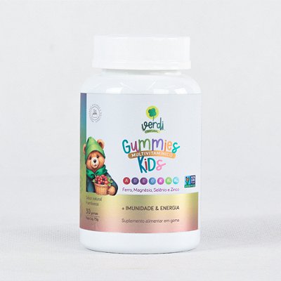 Gummies Kids – Multivitamínico com 30 gomas - Verdi