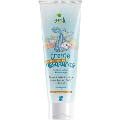 Creme Preventivo de Assaduras para Bebê 85g - Verdi