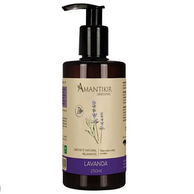 Sabonete Líquido de Lavanda | Relaxamento e Cuidado Botânico 250ml - Amantikir