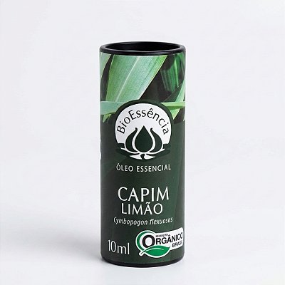 Óleo essencia de Capim Limão Orgânico 10ml - Bioessencia