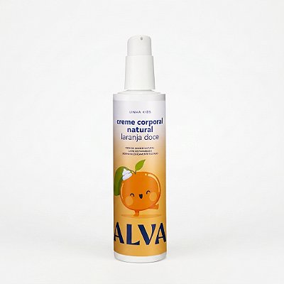 Creme Corporal Infantil Laranja Doce e Baunilha 250ml - Alva