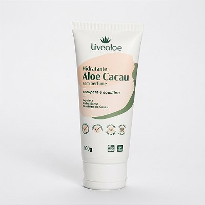 Hidratante Aloe Cacau 100g - Livealoe