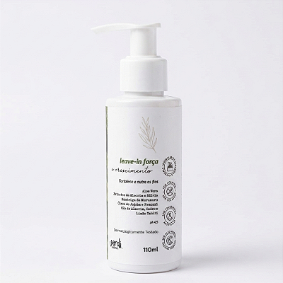 Leave-In Natural para Força e Crescimento Capilar 110ml- Verdi
