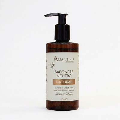 Sabonete Liquido Neutro 250 ml - Amantikir