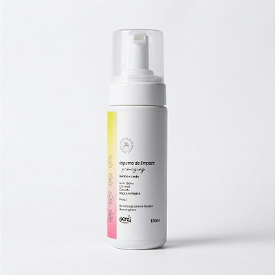Espuma de Limpeza Facial Natural Pró-Aging 150ml - Verdi
