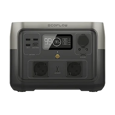 EcoFlow RIVER 2 Max - Estação de Energia Portátil 1000W / 512Wh