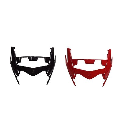 FAROL CARENAGEM FRONTAL MASCARA LANDER 250 XTZ 250 2020 A 2024 MOD ORIGINAL COR VERMELHA PRIMEIRA LINHA