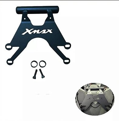 SUPORTE CELULAR GPS PERSONALIZADO FIXAÇÃO 4 PONTOS  XMAX 250 2020 2021 2022 2023 2024
