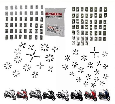 KIT PARAFUSO CARENAGEM ASSOALHO BOLHA NMAX 160  2021 2022 2023 2024