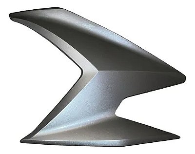 CARENAGEM FRONTAL  LATERAL CINZA ESCURO ELITE 125 2019 A 2024 PRETO FOSCO