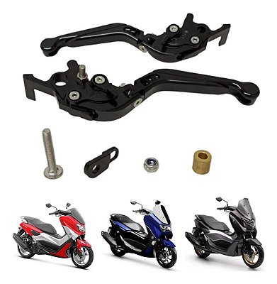 MANETE ARTICULADO NMAX 160 2016 A 2024 ACIONADOR FREIO MAO PRETO