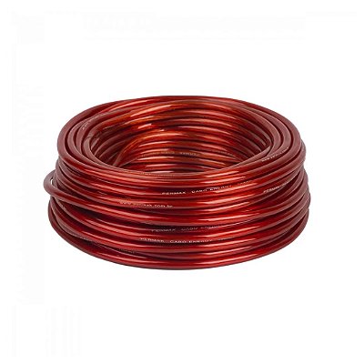 CABO FORÇA VERMELHO ROLO 10MM 25M PERMAK