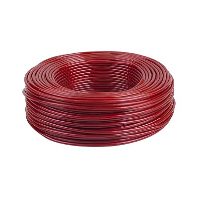 CABO FORÇA VERMELHO ROLO 6MM 100M PERMAK - 76/O