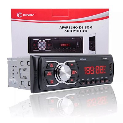 SOM AUTOMOTIVO USB/BT 4x45W  USB- CINOY