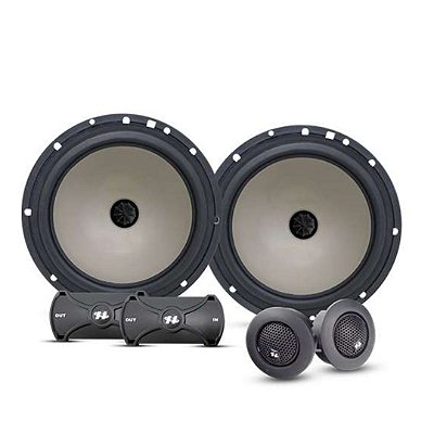 ALTO FALANTE 6'' KIT 2 VIAS 160WRMS 4 OHMS PLATINO - HURRICANE QR6.2