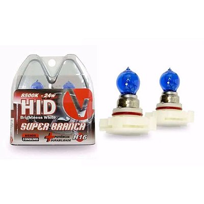 LAMPADA SUPER BRANCA H16 (PAR) - VELOX