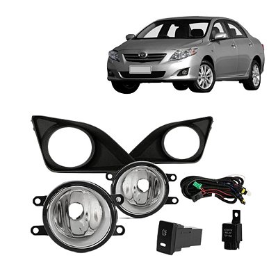 KIT FAROL AUX COROLLA 08/11 C/MOLD PTO BT/ORG