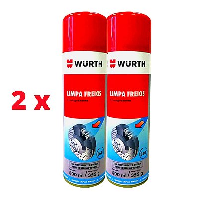 KIT 2x LIMPA FREIOS - WURTH