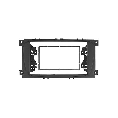 MOLDURA PAINEL 7" FOCUS HATCH/SEDAN 09/13 PRETA 2DIN - PERMAK