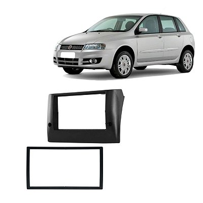 MOLDURA PAINEL 7" FIAT STILO 03/10 2 DIN - PERMAK