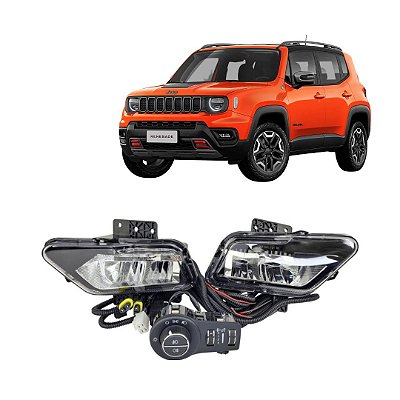 KIT FAROL AUX RENEGADE 22/ FAROL LED BT/ORIG - SHOCKLIGHT