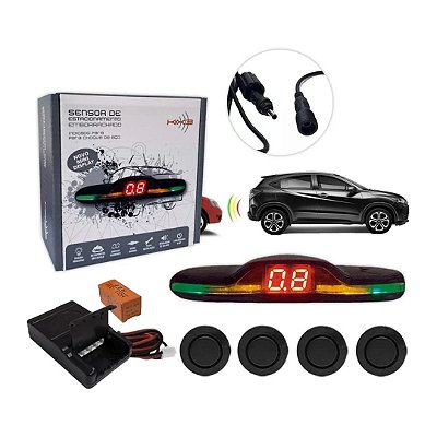 SENSOR DE ESTACIONAMENTO EMBORRACHADO - KX3 MINI