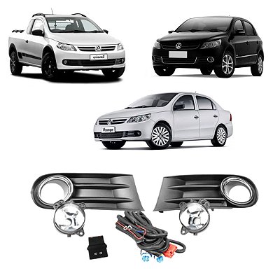 KIT FAROL AUX GOL G5 08/12 VOYAGE G5 08/12 SAVEIRO G5 10/13 - SHOCKLIGHT