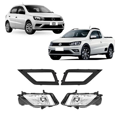 KIT FAROL AUX GOL G8 / KIT FAROL AUX SAVEIRO G8 17/ ROBUST MD/PTO BT/ORIG REDONDO - SHOCKLIGHT