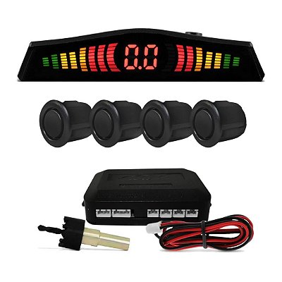 SENSOR DE ESTACIONAMENTO PRETO BRILHO - KX3 ECO