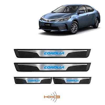 SOLEIRA COROLLA 14/ C/LED METALICA - KX3