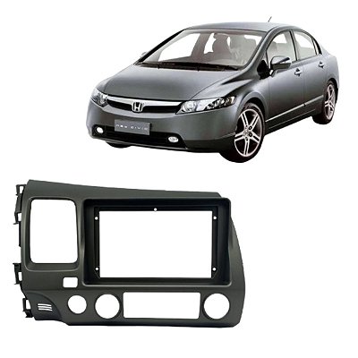 MOLDURA PAINEL 9"/7" CIVIC 07/11 GRAFITE  - FIAMON - 5676MD