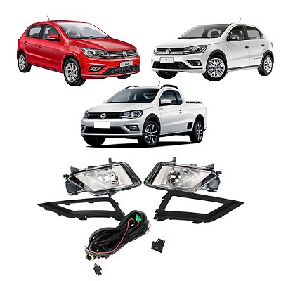 KIT FAROL AUX GOL G8 / KIT FAROL AUX SAVEIRO G8 17/ ROBUST MD/PTO BT/ORIG QUAD - SHOCKLIGHT