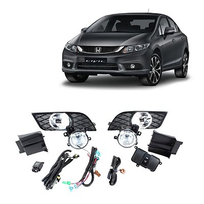 KIT FAROL AUX CIVIC 15/16 C/GR BT/ORIG - SHOCKLIGHT