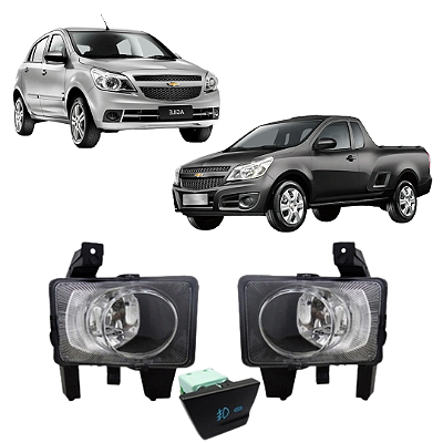 KIT FAROL AUX AGILE 09/13 MONTANA 07/13 - SHOCKLIGHT