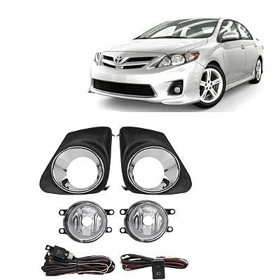 KIT FAROL AUX COROLLA 12/13 MOLD/CR BT/ORIG - SHOCKLIGHT