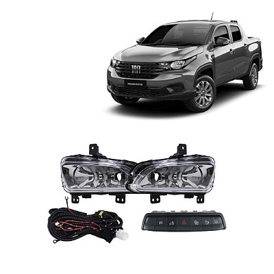 KIT FAROL AUX STRADA FREEDOM 20/ (COM DESEMBAÇADOR)  BT/ORIG - SHOCKLIGHT