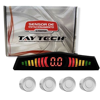 SENSOR DE ESTACIONAMENTO BRANCO - TAY TECH