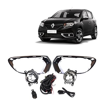 KIT FAROL AUX SANDERO 15/ LOGAN 14/ MD/CR BT/ALT - SHOCKLIGHT