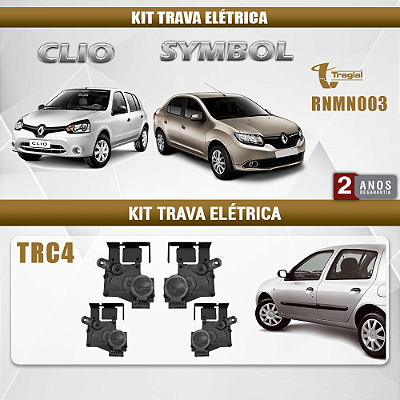 KIT TRAVA ELET CLIO/SYMBOL 4P TRAGIAL TRC4MN